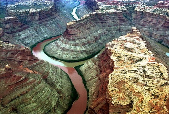 Photo:  Confluence of the Green and Colorado Rivers